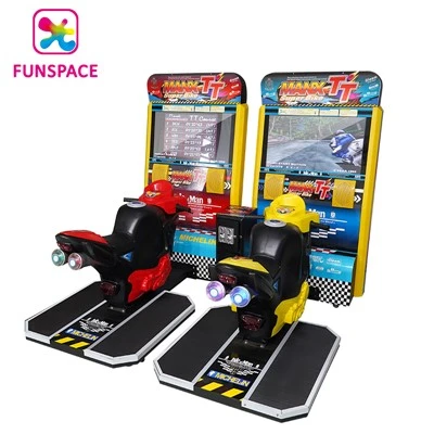 2 Spieler TT Racing Motorrad Spielmaschine